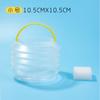 Caneta de compressão dobrável transparente para crianças, balde de lavagem, jardim de infância, portátil, simples, guache, aquarela, caneta, balde de lavagem, atacado