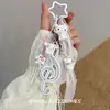 Llavero de Bolso con Cuentas de Gato Dulce y Femenino con Diseño Único, Sencillo y de Moda, Accesorio Versátil y Exquisito