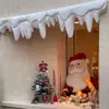 Enfeites de Escultura de Espuma de Natal Neve Pendurada Goteiras Pendurados na Porta Floco de Neve Artificial Decoração de Cena de Neve Escultura de Paisagismo Personalização