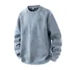 Sudadera de estilo neutro para hombre para primavera, top elegante y genial de gamuza de alta resistencia, camiseta nueva de manga larga, capa base HH8913