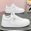 Novos Sapatos Masculinos de Primavera, Tênis Tendência de Cano Baixo, Respiráveis e Versáteis, Sapatos Brancos Casuais para Estudantes Homens, Atacado Transfronteiriço
