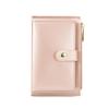 Billetera para Mujer Simple Nuevo Estilo Coreano Iridiscente Billetera Pequeña Bolsa con Cierre Ranuras para Múltiples Tarjetas Monedero para Estudiantes Tarjetero