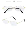 Armação de Óculos de Negócios Fashionável de Liga de Titânio com Memória Pode Ser Montada com Lentes para Miopia Presbiopia Ultraleve Confortável Lote Misto Unissex