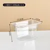 9 Tazones de Porción de Acero Inoxidable con Tapas, Cajas Fraccionales Rectangulares, Suministros de Caja de Mermelada Especial para Tiendas de Té de Leche