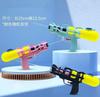 Pistola de Agua de Caramelo de Dibujos Animados Delfín Transparente Rociador de Agua Hombre Corriendo Juego de Playa para Niños Juguete de Puesto Callejero Interacción Padre-Hijo