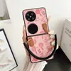 Adequado para Huawei pocket2 Mickey Ring Capa de Celular Dobrável Criativa de Couro para Huawei P50 Pocket