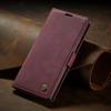Funda de cuero con tapa para Samsung Note20 S23ultra, resistente a caídas, con protección para tarjetas Apple 15