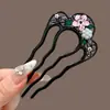 Grampo de Cabelo em Forma de U de Alta Qualidade Coreano Headband de Bola de Verão Grampo de Cabelo Headwear Versátil Grampo de Cabelo Flor de Pérola Headwear