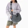 Bolso de mezclilla para mujer, nuevo modelo 2026, casual y elegante, adecuado para la escuela y el trabajo, bolso tote de gran capacidad, bolso de hombro y cruzado