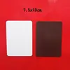 Imanes para Refrigerador en Blanco para Transferencia de Calor Transfronteriza, Imanes para Refrigerador de Sublimación, Imanes para Refrigerador en Blanco