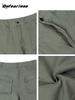 Pantalones Vintage Estilo Americano Lavado Viejo Cimitarra Multitud para Hombres y Mujeres Marca de Moda Sueltos Nicho Arco Bolsillos Múltiples Pantalones Casuales