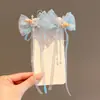 Par de Grampos Acessórios Super Fada Hanfu Grampos Antigos para Cabelo Infantis Acessórios de Cabelo com Borla de Bebê Princesa Grampo de Cabelo Estilo Chinês para Menininha