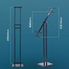 Kt placa cartaz suporte de exibição vertical stand pop indicador yingbin marca de água shopping center outdoor publicidade pendurado suporte de imagem