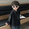 Chaleco Camisa de Retazos en Capas Estilo Coreano para Niños 2026 Nuevo Estilo Primavera y Otoño Unisex Fresco Versátil Casual