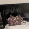 Bolsa Grande Retro Estampa de Leopardo Feminina 2025 Nova Outono e Inverno para o Trabalho Bolsa de Ombro Bolsa Tote para Aula de Estudante Universitário