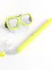 Amazon Máscara de Visão Grande Óculos de Mergulho Tubo de Respiração kit Equipamento de Snorkel Máscara de Olho Natação Impermeável