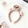 Linda Diadema de Peluche Serie Zootopia Muñeco Accesorios para el Cabello Corazón Femenino Tocado Súper Suave Dulces Accesorios para el Cabello