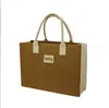 Bolsa Tote de Feltro Corporativa Ano do Cavalo Personalizável Grande Capacidade Bolsa de Compras Bolsa de Presente Bolsa Tote de Presente para Seguro de Casamento