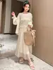 Vestido de Verano para Vacaciones en la Playa para Niñas 2025 Nuevo Elegante Falda de Tirantes Bohemia para Niña Grande de Playa