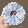 Diadema de lazo de encaje de moda, banda para el cabello extragrande estilo coreano, delicado patrón floral, perfecta para crear un peinado de moño