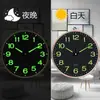 Relojes al por mayor para uso doméstico, Relojes luminosos de pared, Relojes de cuarzo para dormitorio y sala de estar, Relojes redondos, Relojes de pared de lujo ligero