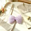 Nuevo lazo relleno de algodón con perlas y pedrería DIY materiales y componentes para accesorio de pelo de lazo relleno de algodón hecho a mano