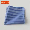Bolsillo de la Camisa del Traje Bufanda Banquete de Bodas Negocios Poliéster Seda Bufanda Cuadrada Pequeña Pañuelo de Bolsillo Fábrica de Shengzhou Pañuelo Rayado para Hombres