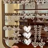 Pendientes de Flor de Zircón Perla Aguja de Plata Minimalistas Modernos Versátiles Elegantes Pendientes de Lujo Ligero Pendientes de Gama Alta Venta al por Mayor