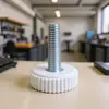Fabricantes de origen pie de plástico redondo recto de 20 mm-m6 pie de plástico ajustable almohadilla ajustable para muebles