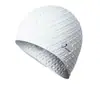 FLYSEA Gorro de Natación de Silicona Impermeable Alta Elasticidad Cómodo Cobertura para la Cabeza Cabello Largo Unisex Gotas de Agua Gorro de Natación Extra Grande