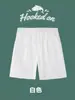 Shorts masculinos de verão estilo coreano tamanho grande, soltinhos, de seda gelada fina, para esportes de basquete e uso casual