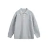 Ropa para Hombre Northbound 2026 Otoño/Invierno Nuevo Suéter de Punto Liso Pullover para Hombre, Corte Holgado, Cuello Solapa, Chaqueta para Atuendo de Pareja