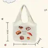 Loja de Panificação com Estoque Especializada em Sacolas de Lona para Presente, Sacolas de Pão de Grande Capacidade para Presente, Bolsas Tote Femininas, Sacolas de Algodão