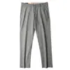 2025 Nuevos Pantalones Casuales Rectos Sueltos de Lino Algodón Transpirables Cómodos de Lino de Gama Alta para Hombre de Primavera y Verano
