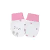 Guantes Pequeños Anti-arañazos para la Cara de Bebé Guantes Pequeños para Recién Nacido Guantes para Bebé Anti-mordeduras Cubre Pies de Algodón Anti-caídas Suministros Maternales e Infantiles