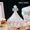 Cristal purificação degaussing tigela ametista dente flor verde fluorita diy cristal cascalho pulseira joias armazenamento recipiente ornamentos