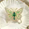 Broche de Novo Estilo Transfronteiriço, Corsage Colorido para Mulheres, Alfinete Exquisito, Estilo Retrô Europeu e Americano, Acessório para Terno, Joia Anti-Exposição