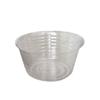Bandeja de Plástico para Recolectar Agua, Macetas de Plástico para Plántulas, Vasos Transparentes para Macetas de Flores para Recolectar Tierra, Contenedores Hidropónicos de Plástico en Cestas de Paja