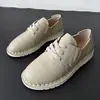 Otoño 2026 Más Vendidos de Moda Versátiles Zapatos Planos de Piel de Vaca con Lazo Frontal para Mujer para Uso Diario, Venta al por Mayor de Comercio Exterior