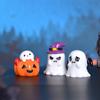 Nueva serie de dibujos animados de mago y fantasma de Halloween, calabaza de Halloween, pequeños adornos, bola de cristal, accesorios de decoración