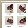 Zapatos Mary Jane acolchados para niñas estilo abuela retro Xshx 26 Nuevos Otoño Protección para los pies Tacón estable Suela de goma suave