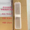 Caja de Almacenamiento de Cubiertos Grande Vacía Portátil para Llevar Caja de Palillos Estudiante Cuchara Juego Individual