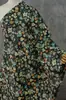 Tela para Vestido Pequeño Floral en Relieve Estilo Pastoral Teñida en Hilo, Chaleco de Vestido Vintage, Tela Decorativa para Cortina Jacquard