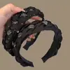 Diadema negra para mujer, nuevo modelo 2026, de alta gama, elegante, moderna, versátil y adecuada para usar como pinza para el cabello