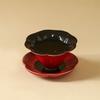 Posavasos de Cerámica Roja de la Ciudad Prohibida Mantel para Mesa de Té del Hogar Posavasos Estilo Retro Soporte para Taza Accesorios para Ceremonia de Té Kung Fu Mantel Aislante Anti-quemaduras