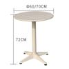 Mesa y Silla de Exterior con Combinación de Sombrilla Ocio Cafetería Jardín Terraza Silla de Malla Muebles Hierro Blanco Mesa y Silla de Exterior