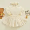 Enterizo de Verano para Bebé Vestido de Princesa 2026 Bebé Niña Meses Pequeños Ropa para Banquete de 100 Días Body Delgado de Verano