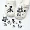 Acessórios de decoração de sapatos DIY para Crocs, fivelas decorativas fofas de pelúcia 3D de desenhos animados, leão e gato do zoológico para a superfície do sapato