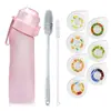 Comercio Exterior 650ml Vaso de Agua Deportivo para Exterior con Vaso de Plástico Perfumado Tritán Vaso Frutal Multiflavores Venta Directa de Fábrica
