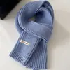 Bufanda de Punto Grueso Suave Estilo Coreano Otoño Invierno para Mujer Color Sólido Engrosada Cálida Estilo Coreano Pareja Estudiante Calentador de Cuello Versátil Venta al por Mayor